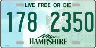 NH license plate 1782350