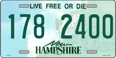 NH license plate 1782400