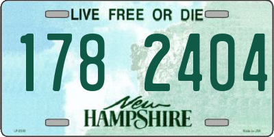 NH license plate 1782404