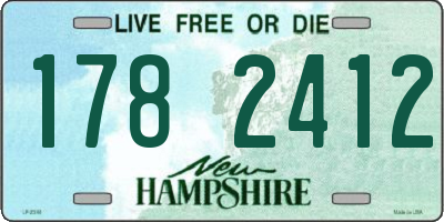 NH license plate 1782412