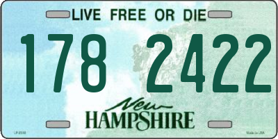 NH license plate 1782422