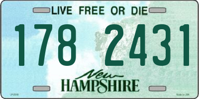 NH license plate 1782431
