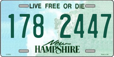 NH license plate 1782447