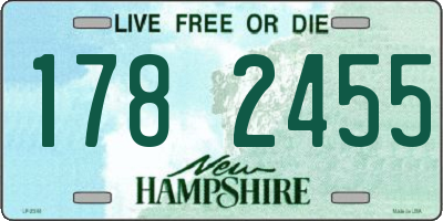 NH license plate 1782455