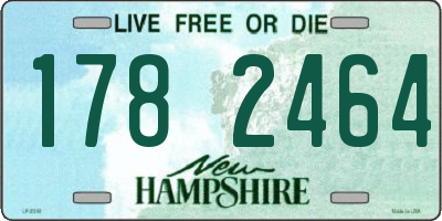 NH license plate 1782464