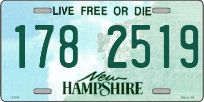 NH license plate 1782519