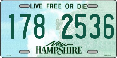 NH license plate 1782536