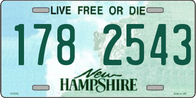 NH license plate 1782543