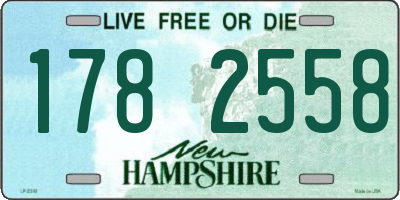 NH license plate 1782558