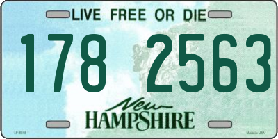 NH license plate 1782563