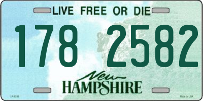 NH license plate 1782582