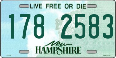 NH license plate 1782583