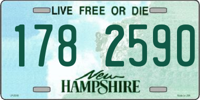 NH license plate 1782590