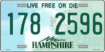 NH license plate 1782596