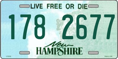 NH license plate 1782677