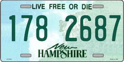 NH license plate 1782687