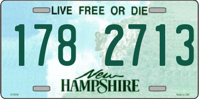 NH license plate 1782713