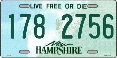 NH license plate 1782756