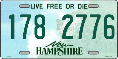 NH license plate 1782776