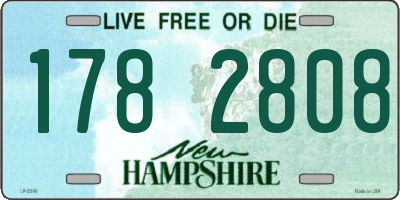 NH license plate 1782808