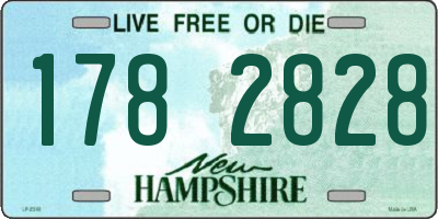 NH license plate 1782828