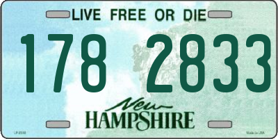 NH license plate 1782833