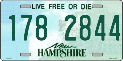 NH license plate 1782844