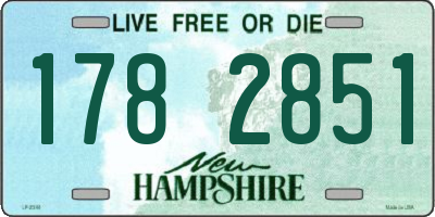 NH license plate 1782851