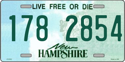 NH license plate 1782854