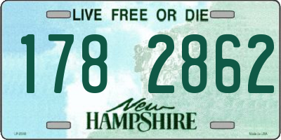 NH license plate 1782862