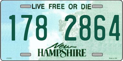 NH license plate 1782864