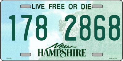 NH license plate 1782868