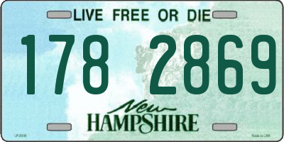 NH license plate 1782869