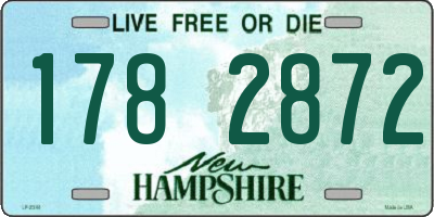 NH license plate 1782872