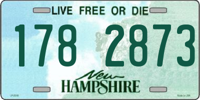 NH license plate 1782873
