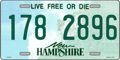 NH license plate 1782896