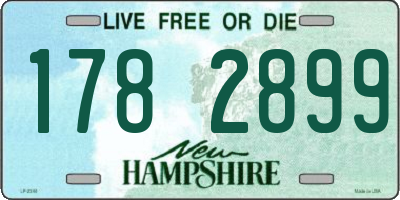 NH license plate 1782899