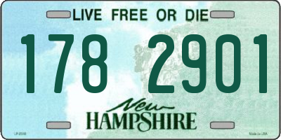 NH license plate 1782901