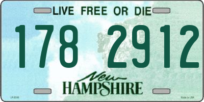 NH license plate 1782912