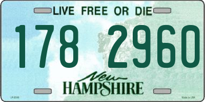 NH license plate 1782960