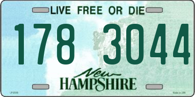 NH license plate 1783044