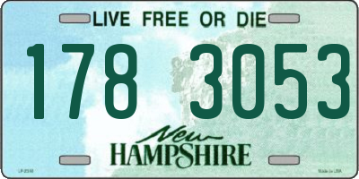 NH license plate 1783053