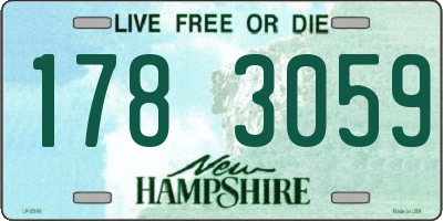 NH license plate 1783059