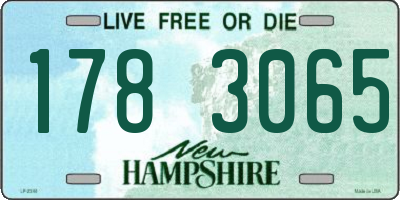 NH license plate 1783065
