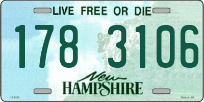 NH license plate 1783106