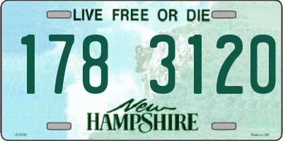 NH license plate 1783120