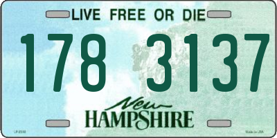 NH license plate 1783137