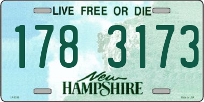 NH license plate 1783173