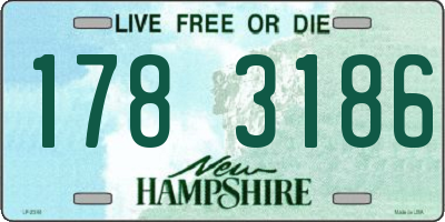 NH license plate 1783186