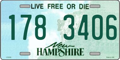 NH license plate 1783406